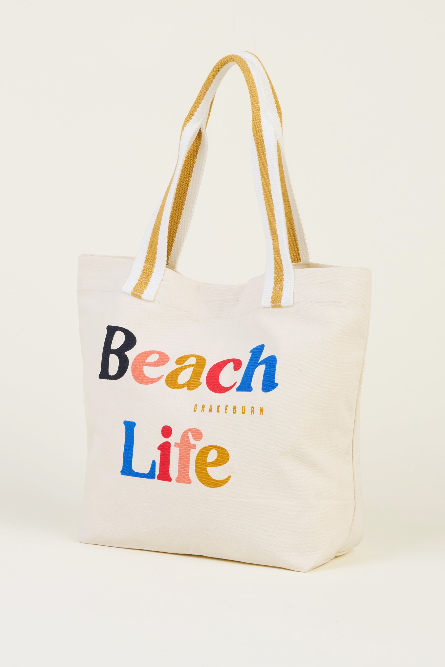 Women s Cream Beach Life Bag Brakeburn