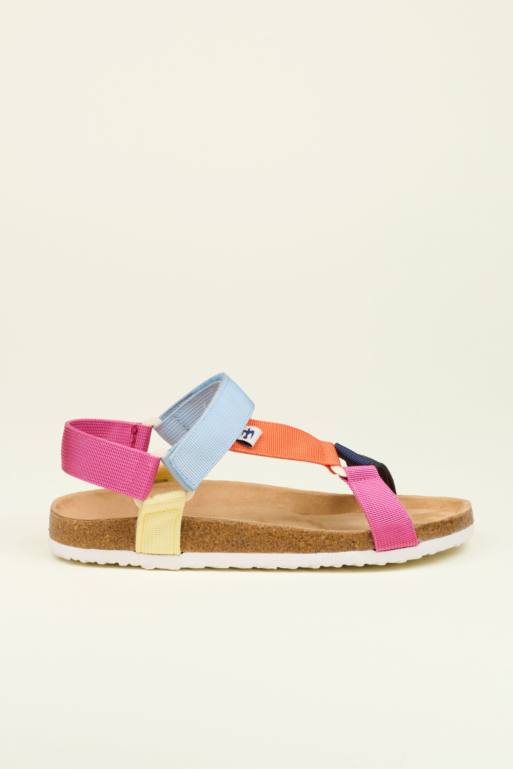 Rainbow coloured sandals online