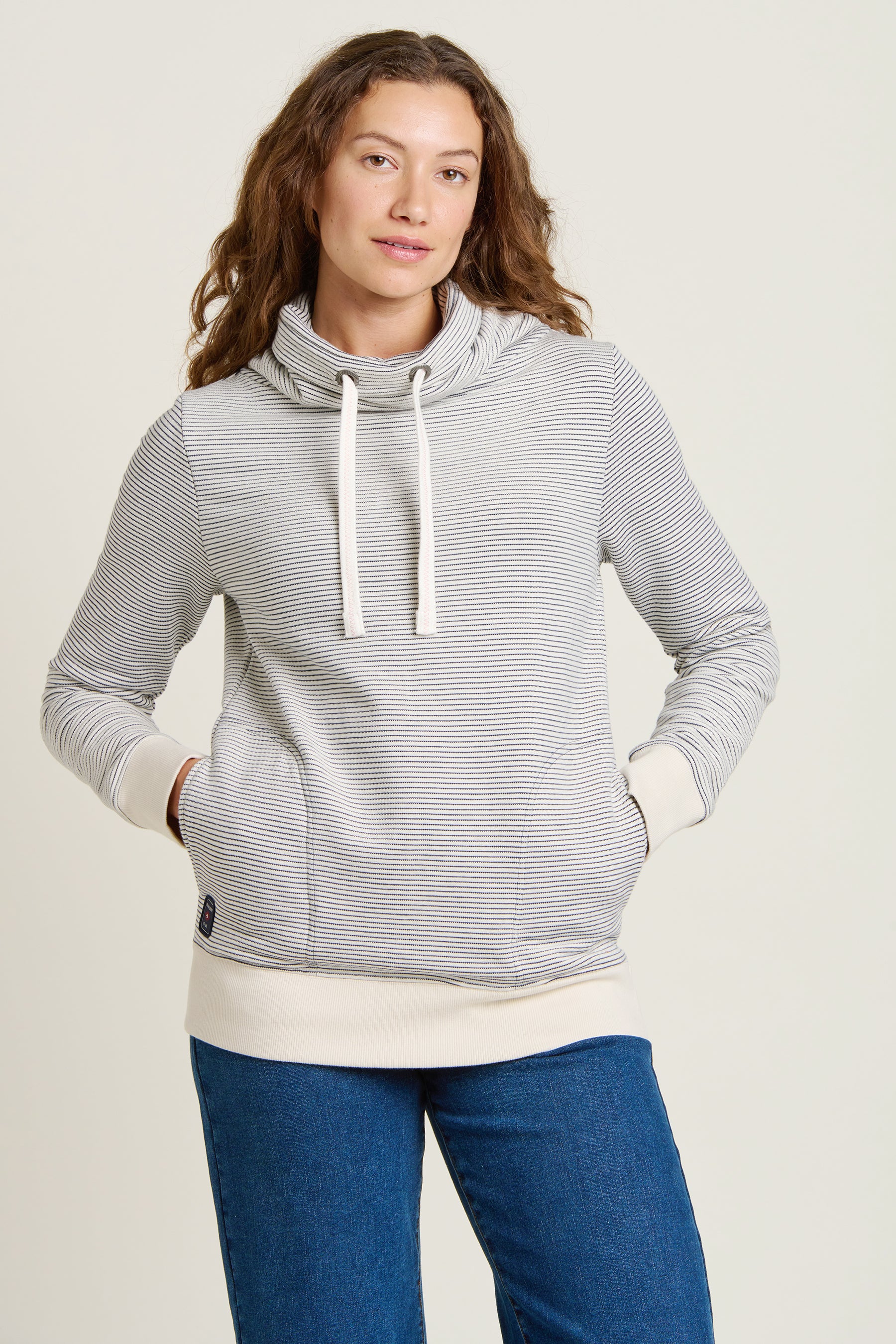 Cowl neck sweatshirt online