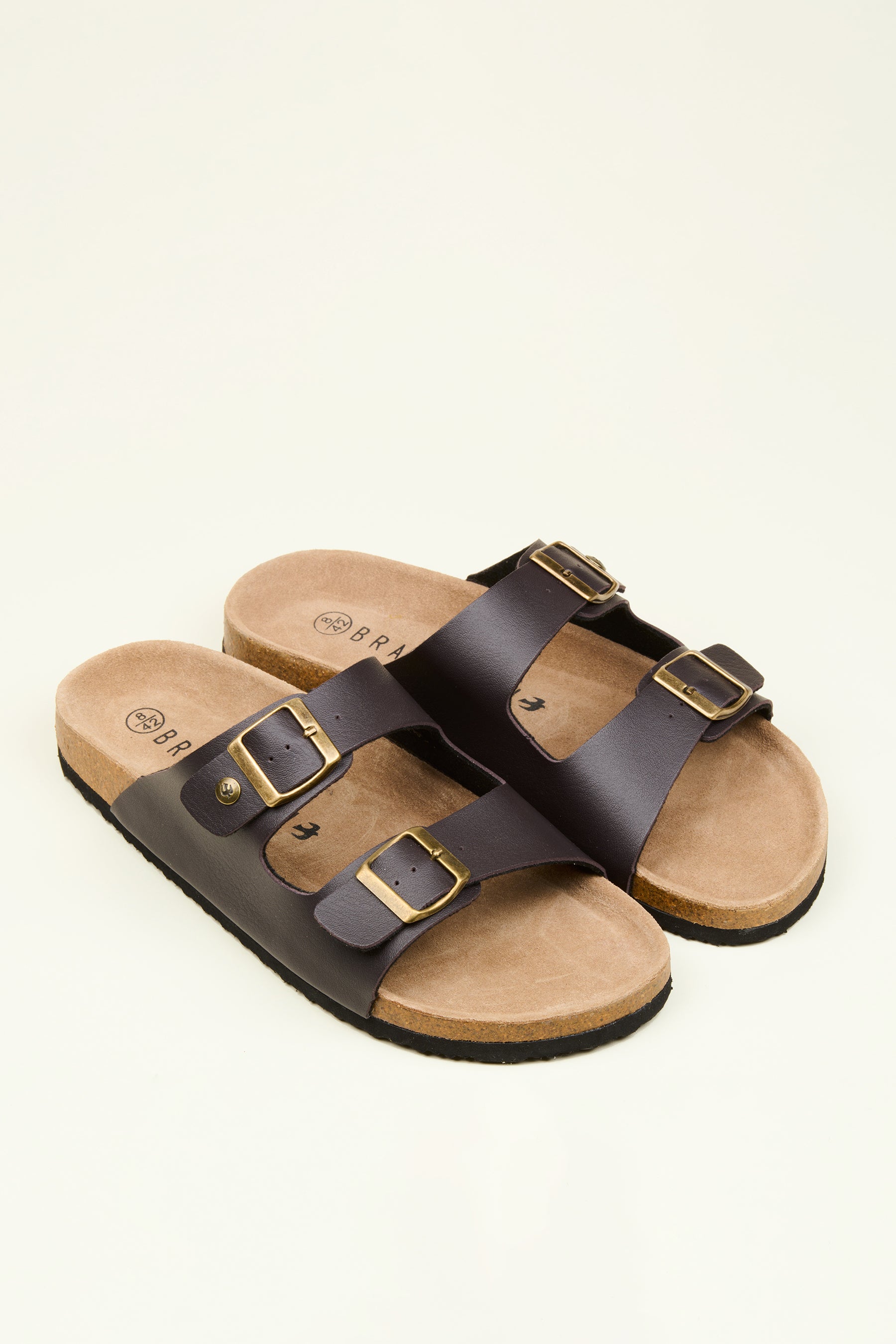 Brown two strap birkenstocks online