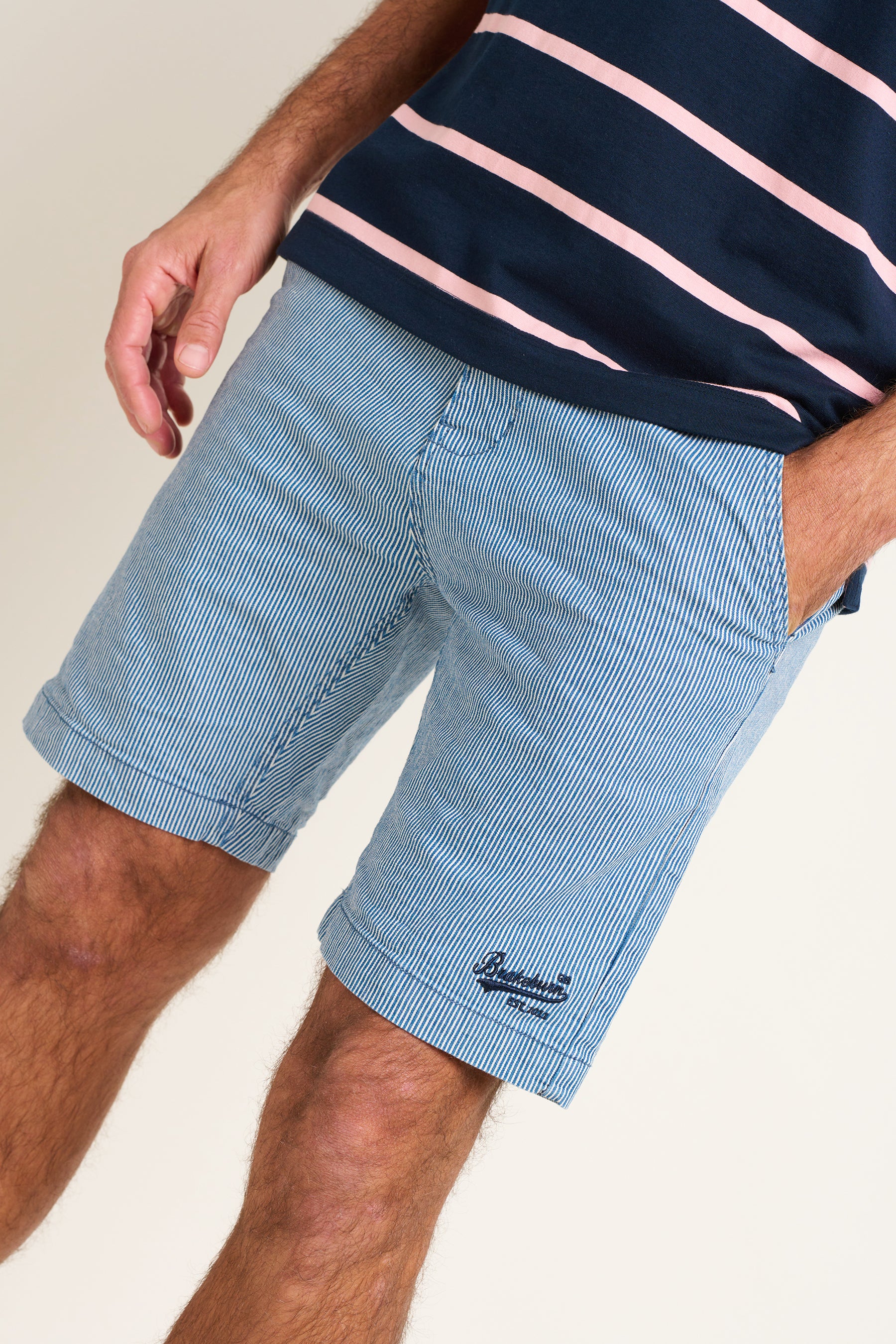 Stripe Chino Short