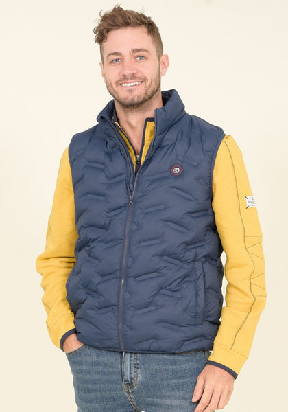 men's brevet gilet with pockets