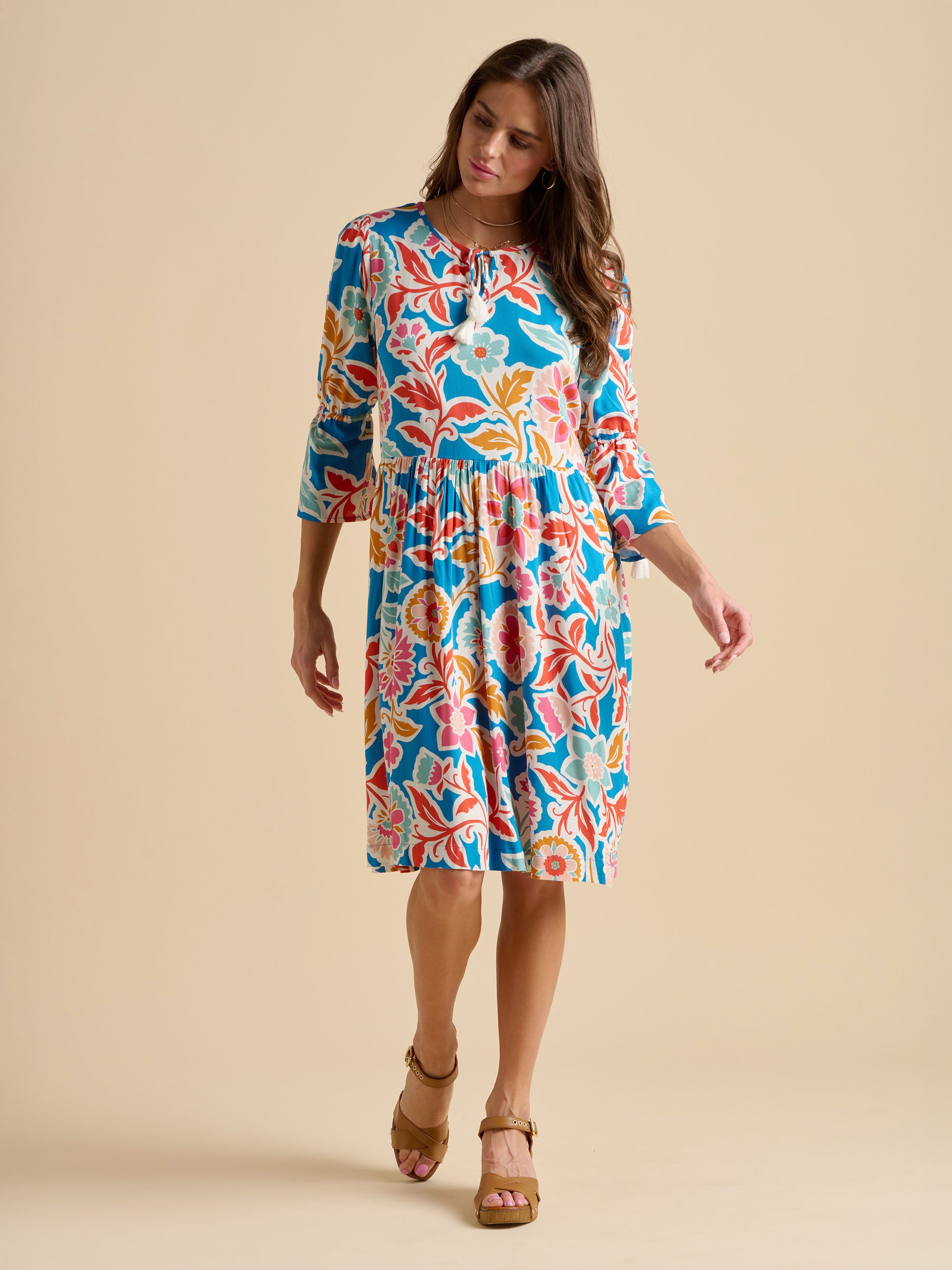 Full Bloom Knee Length Dress