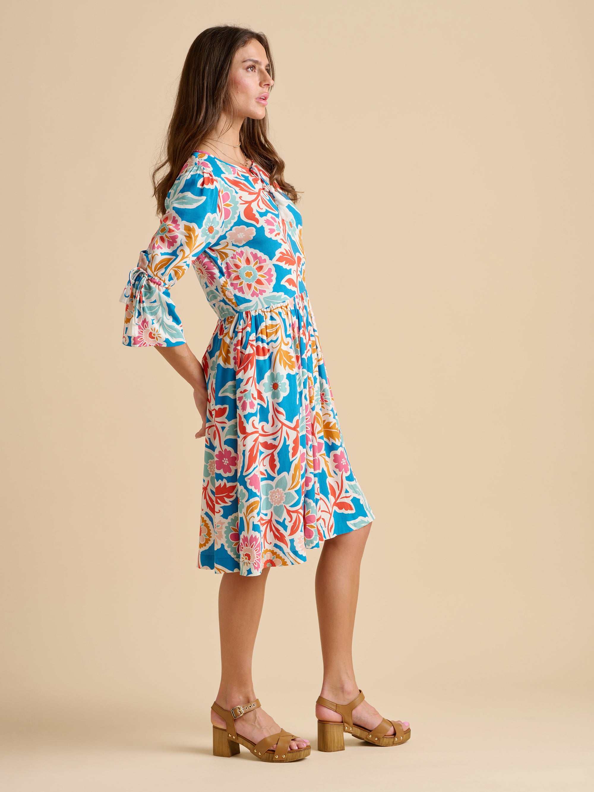 Full Bloom Knee Length Dress