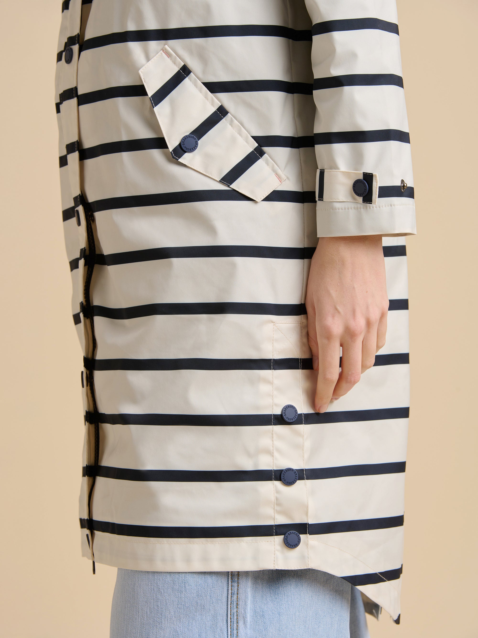 Stripe Rain Jacket