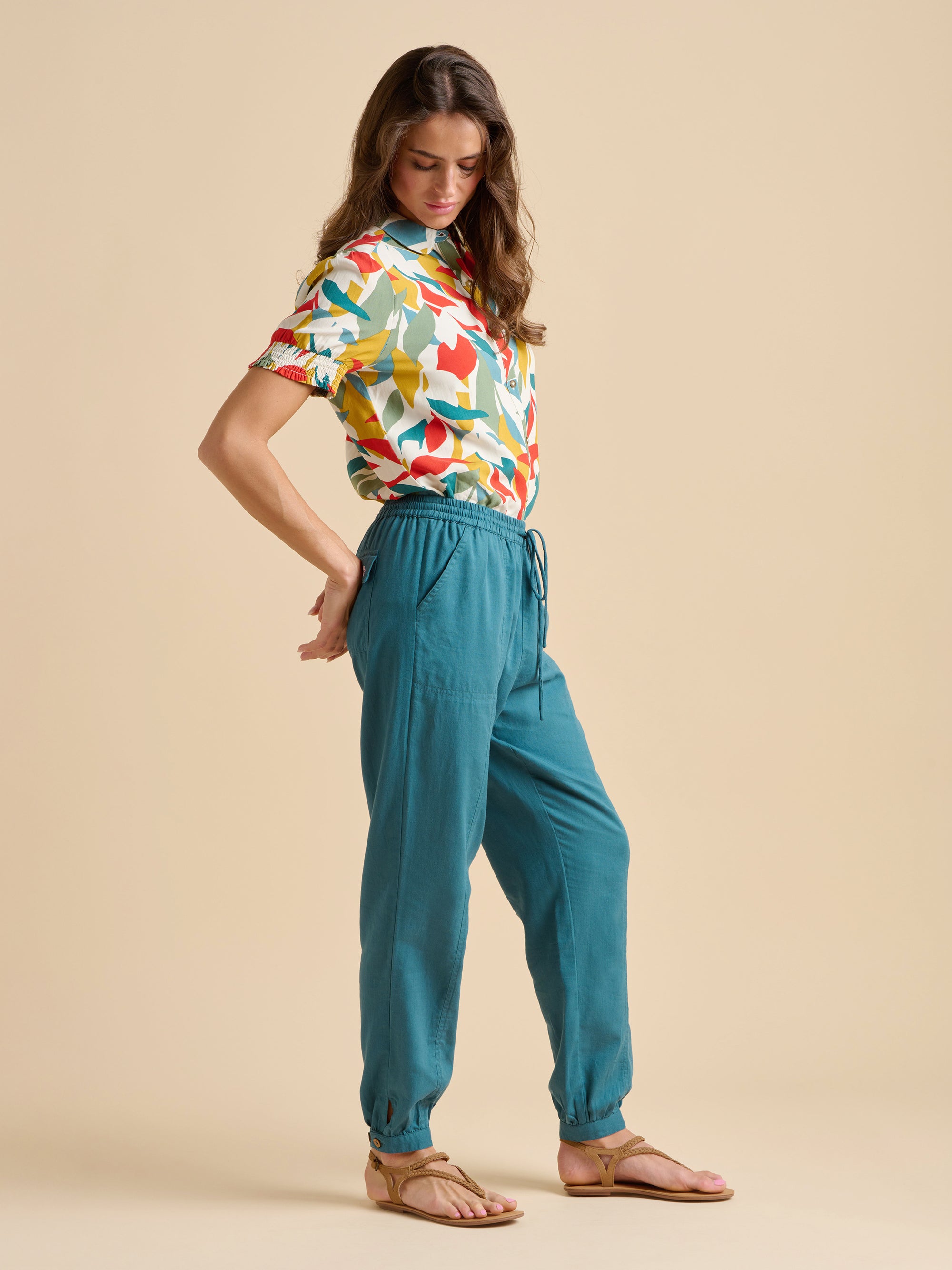 Cuffed Hem Trouser