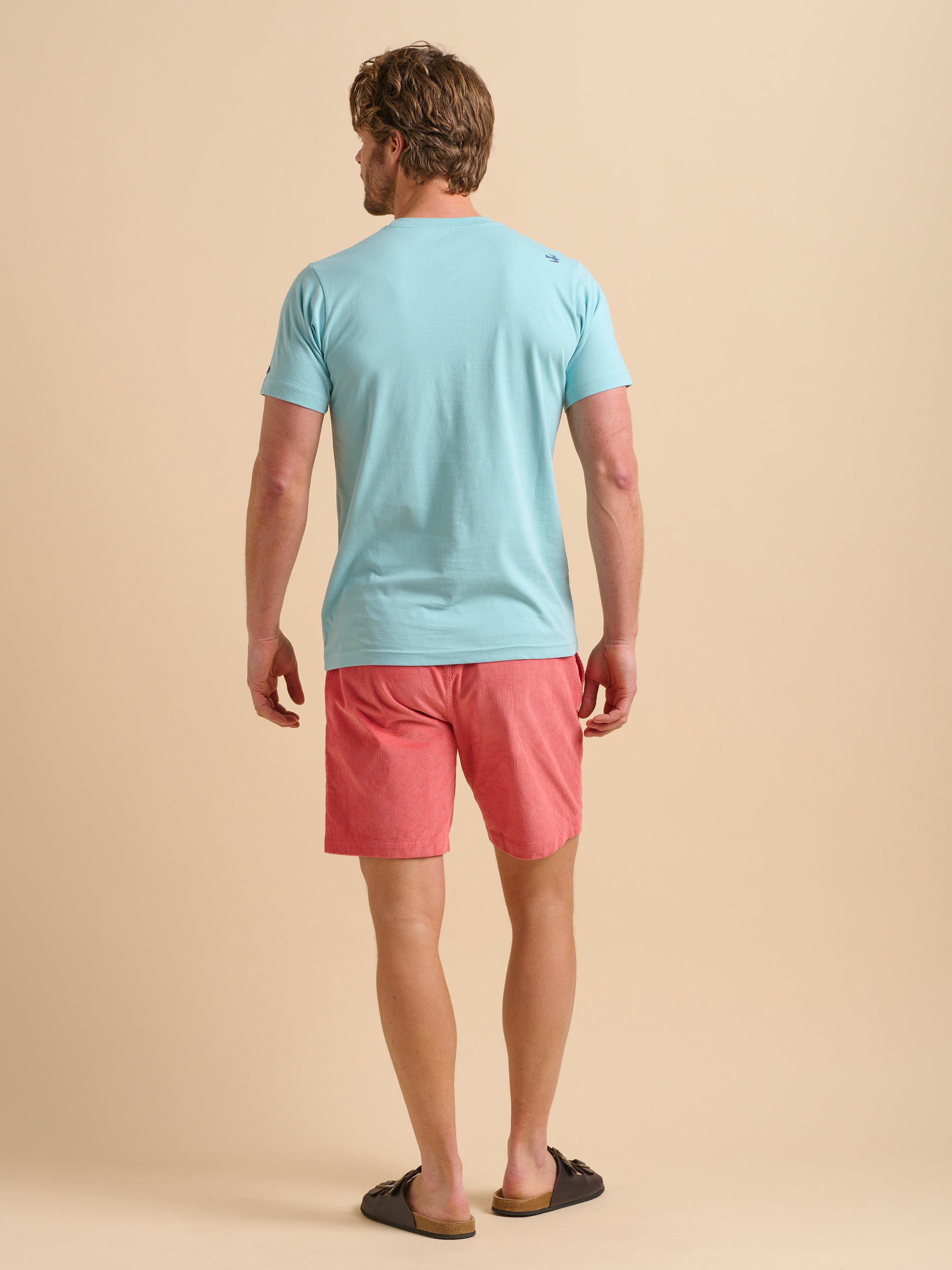 Pink Cord Shorts