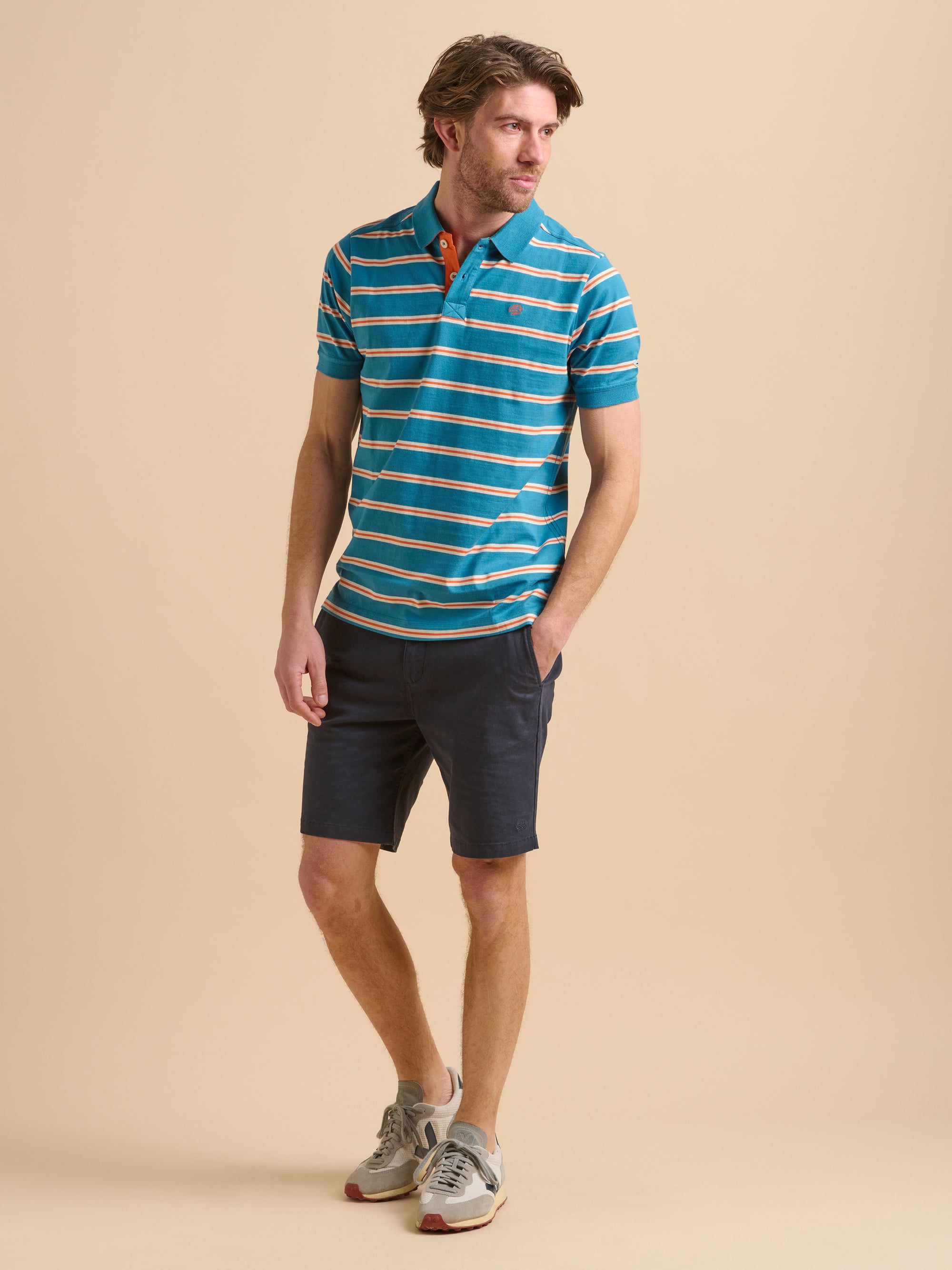 Navy Chino Short