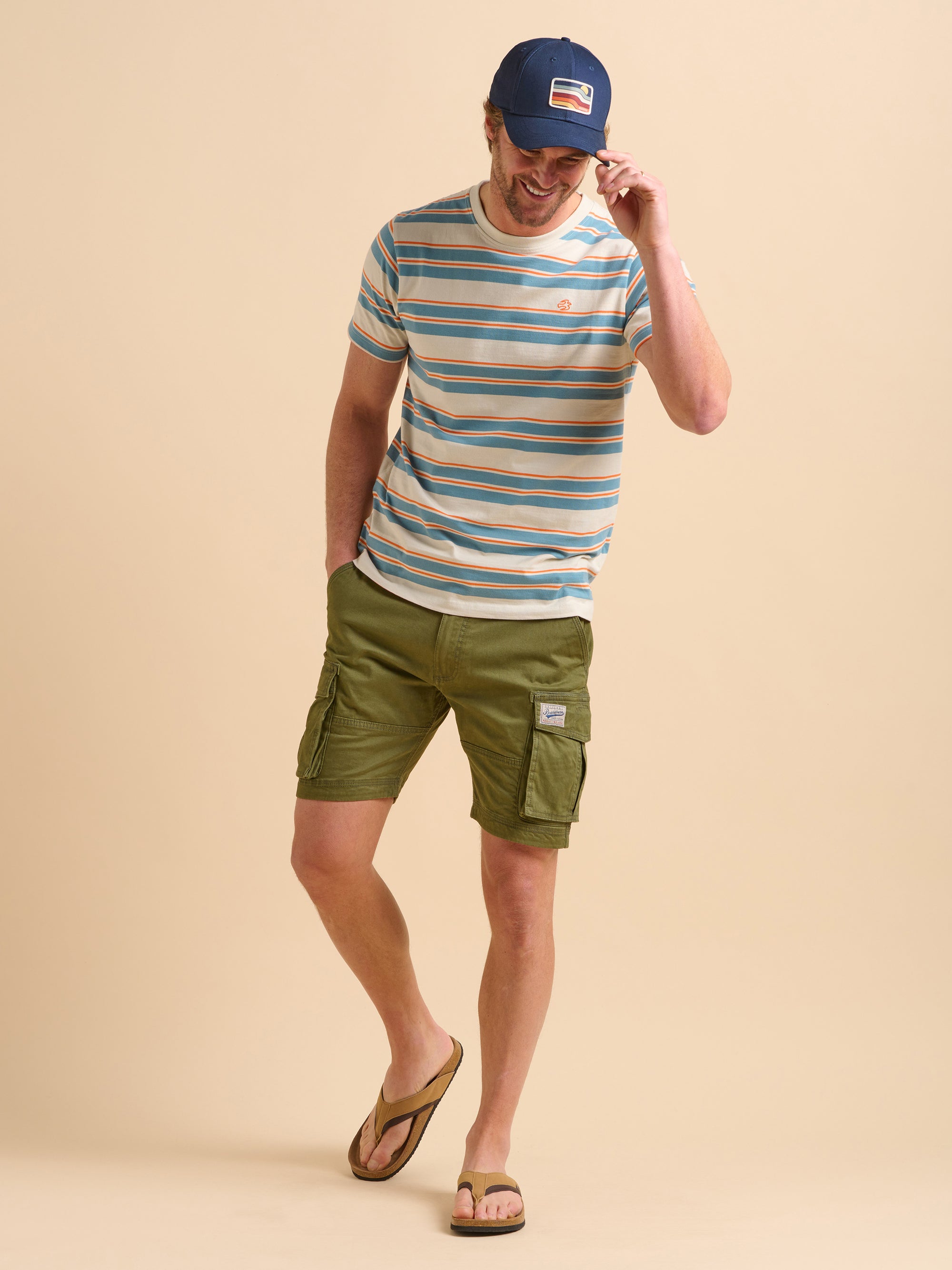 Khaki Cargo Short