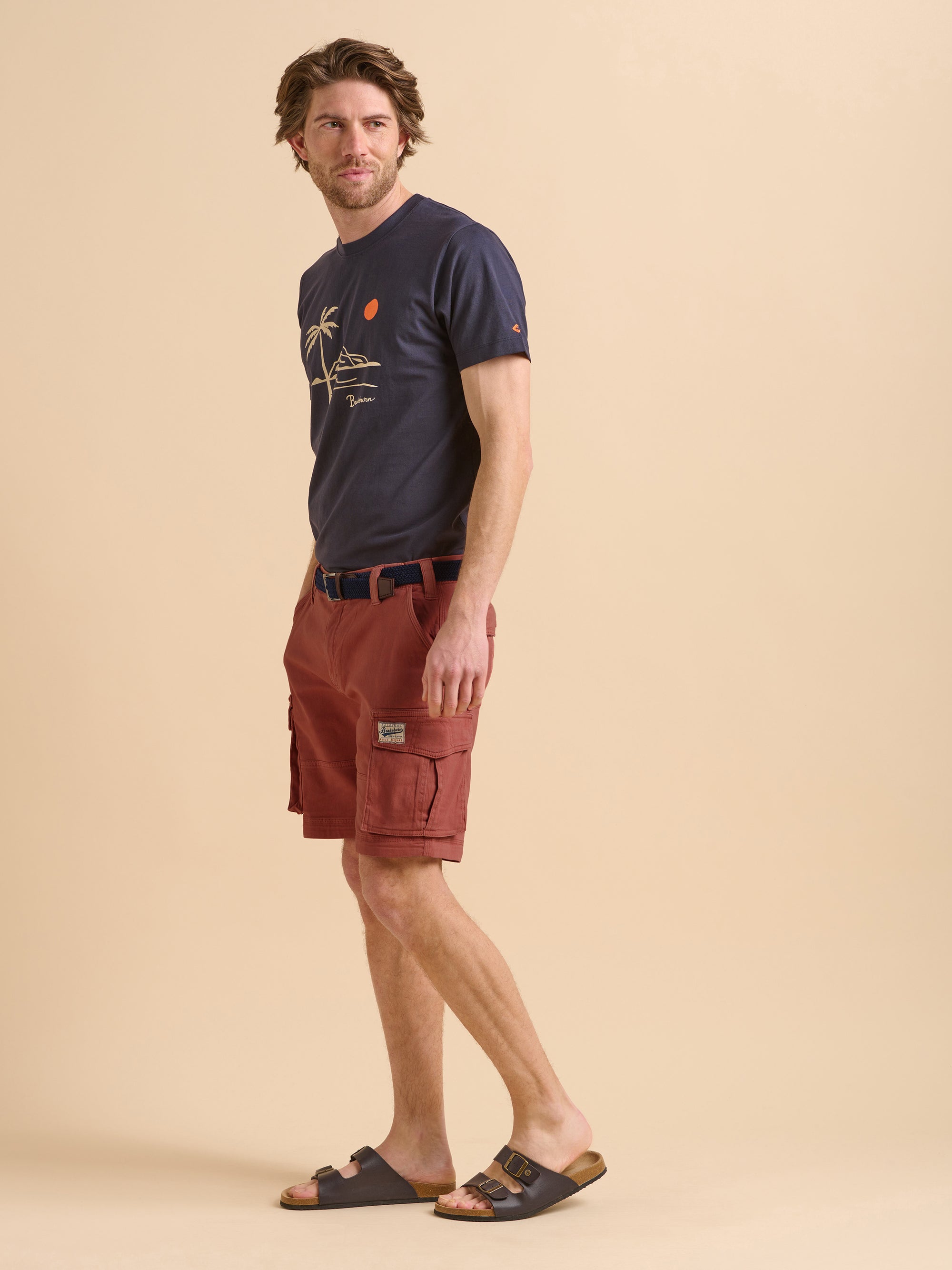 Red Cargo Short