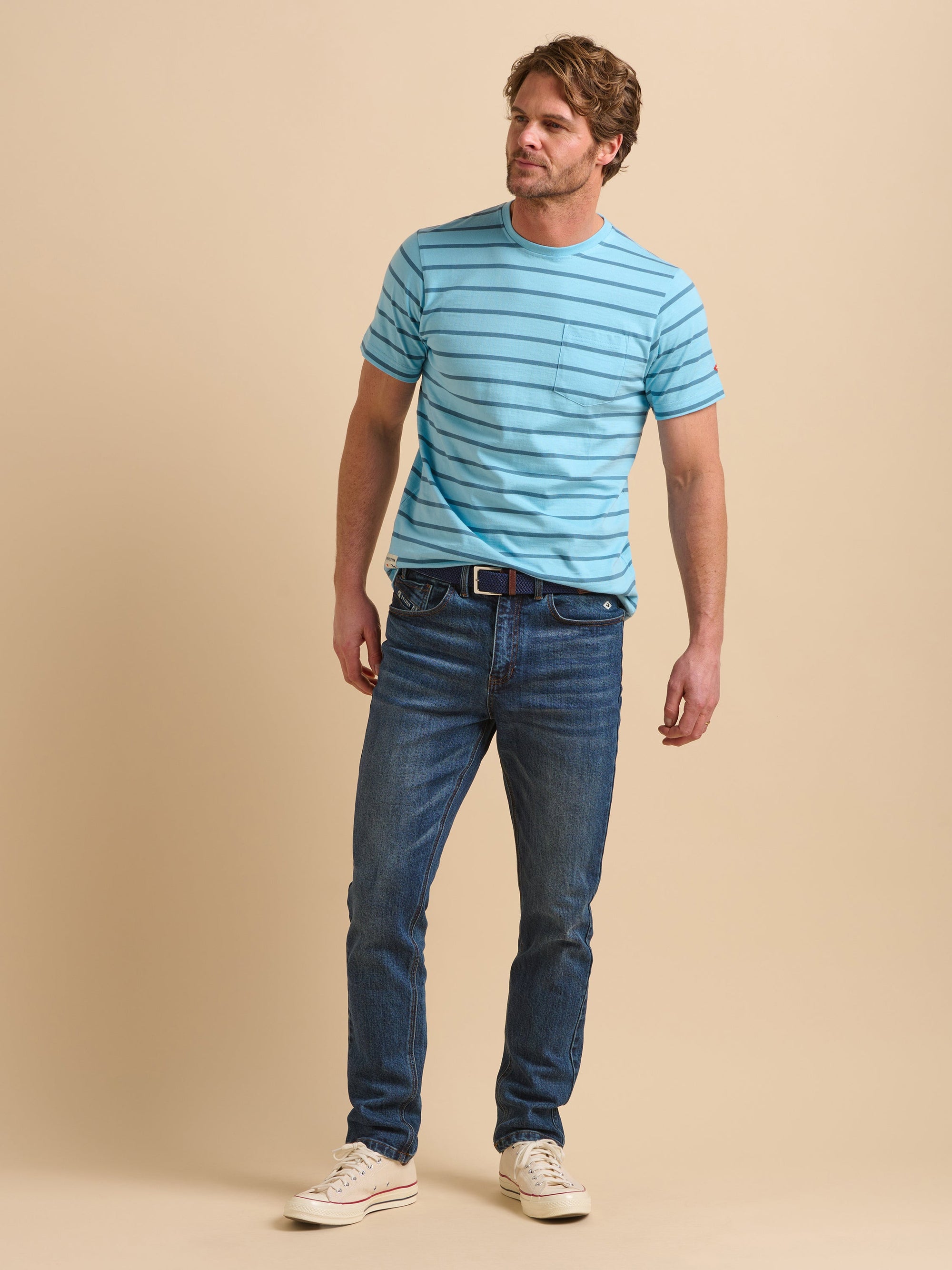 Blue Stripe Tee