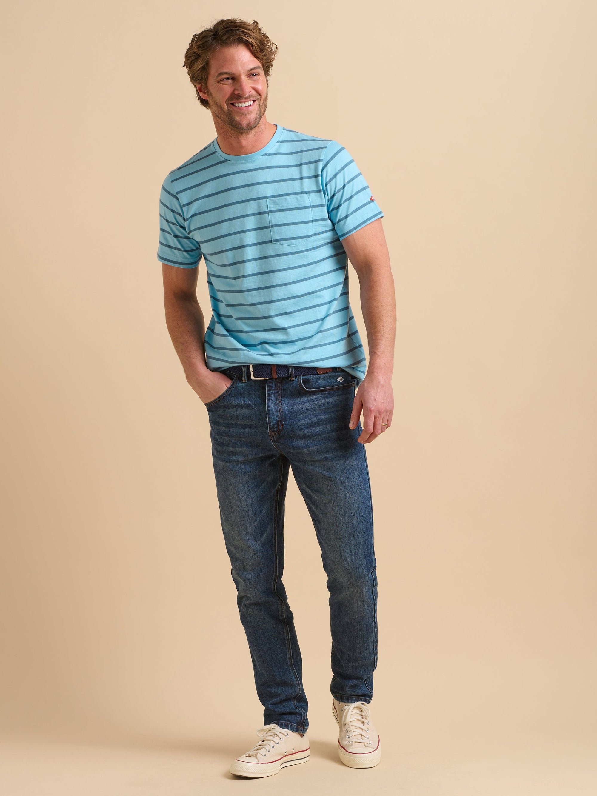 Blue Stripe Tee