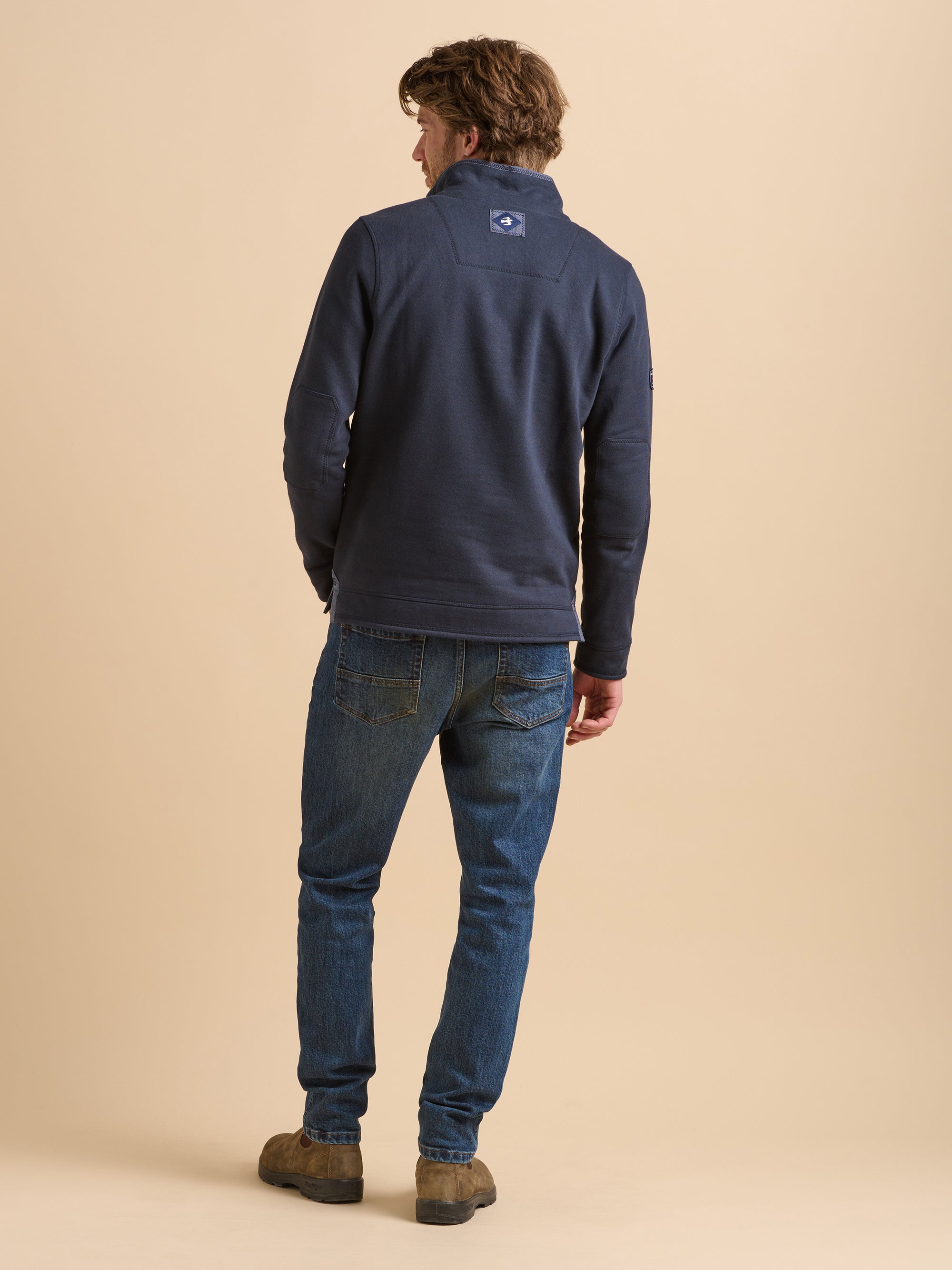 Navy Quarter Zip