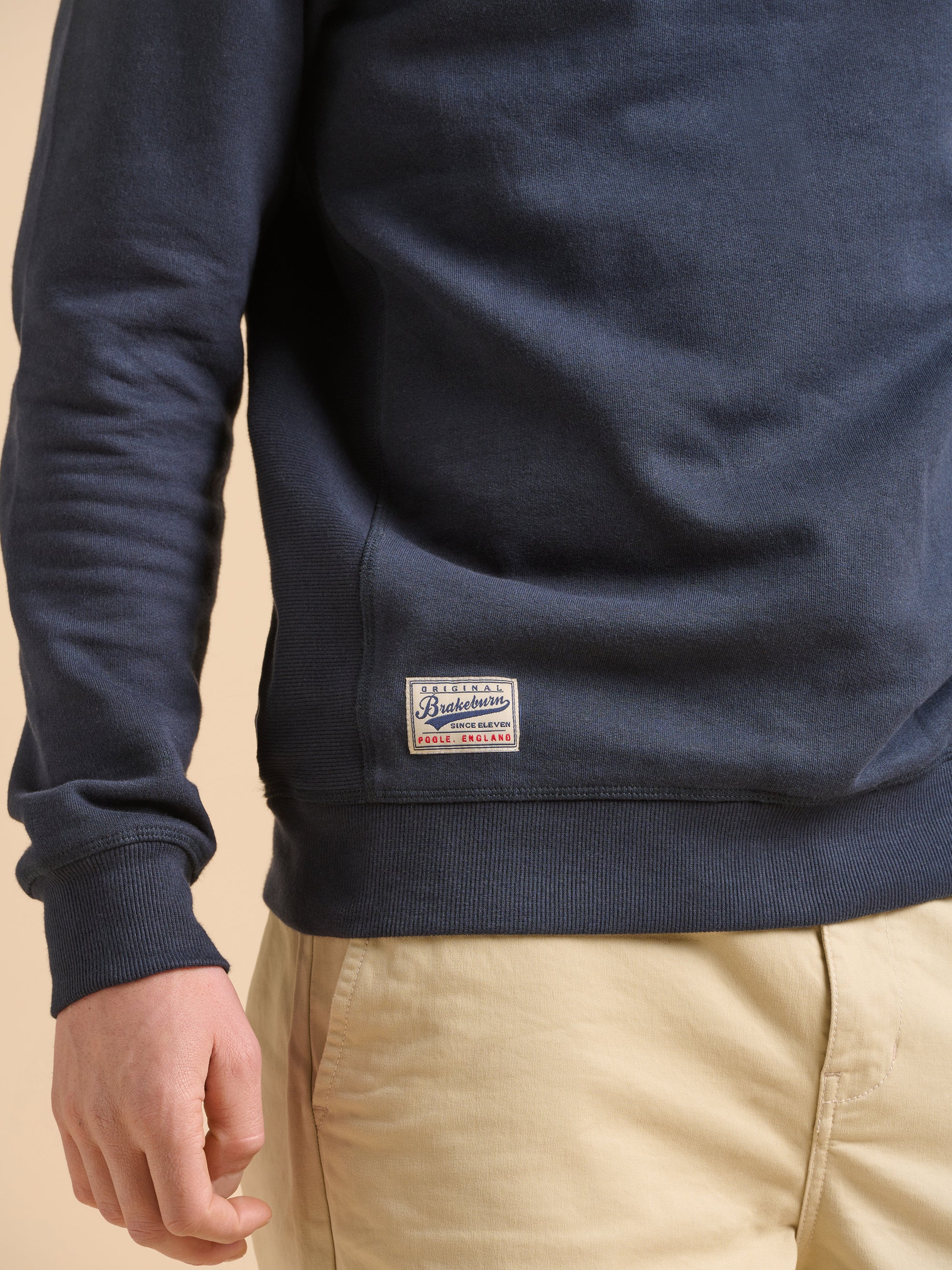 Navy Custom Crew Neck Sweat