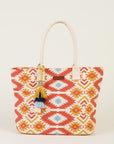 Pattern Mix Beach Bag