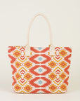 Pattern Mix Beach Bag