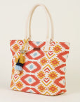 Pattern Mix Beach Bag