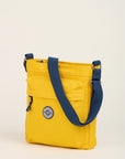 Yellow And Navy Large Crossbody