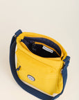 Yellow And Navy Large Crossbody