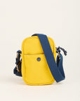 Yellow And Navy Small Pouch Crossbody Bag