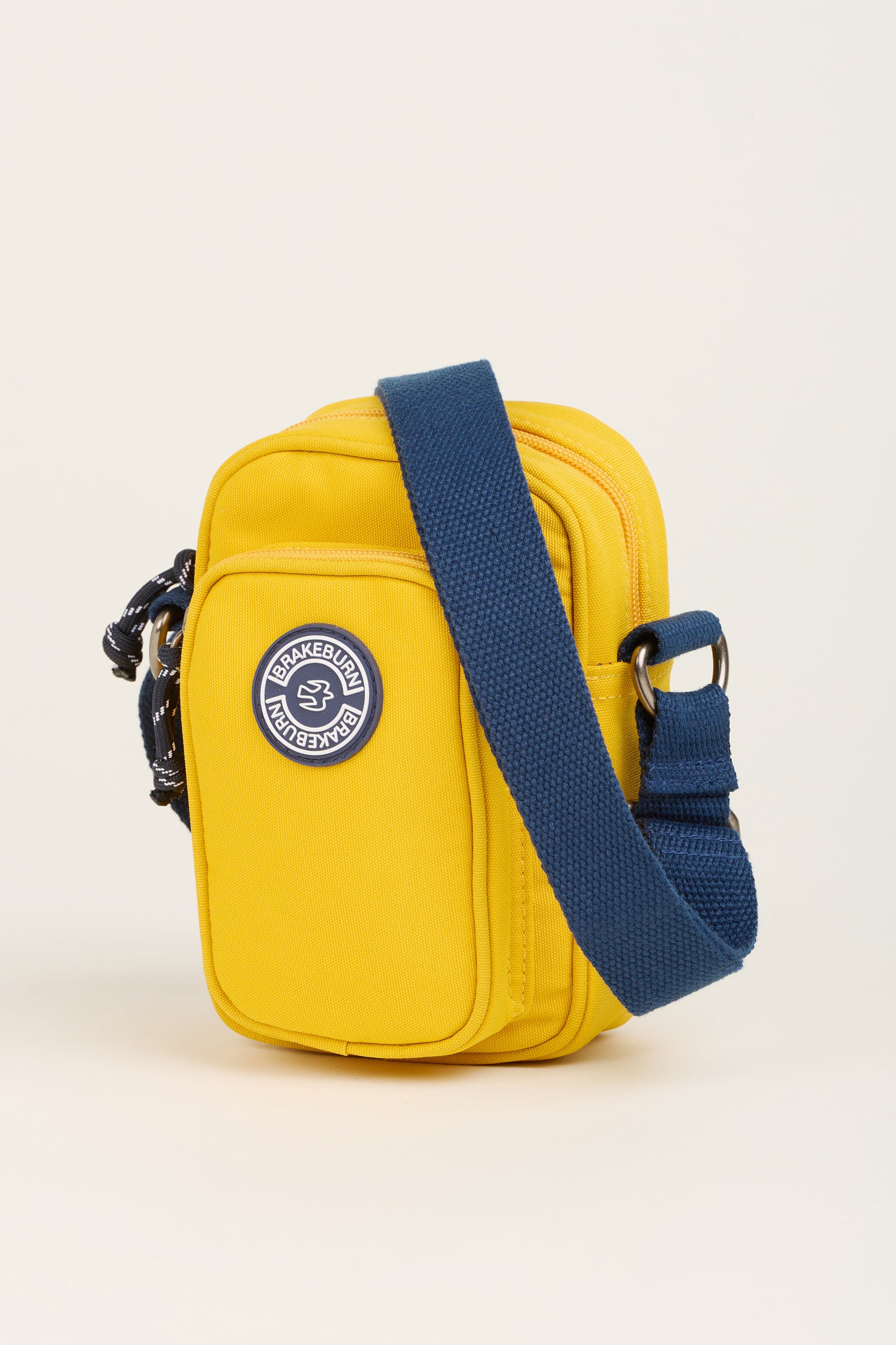 Yellow And Navy Small Pouch Crossbody Bag