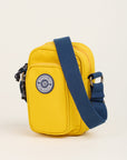 Yellow And Navy Small Pouch Crossbody Bag