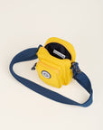 Yellow And Navy Small Pouch Crossbody Bag