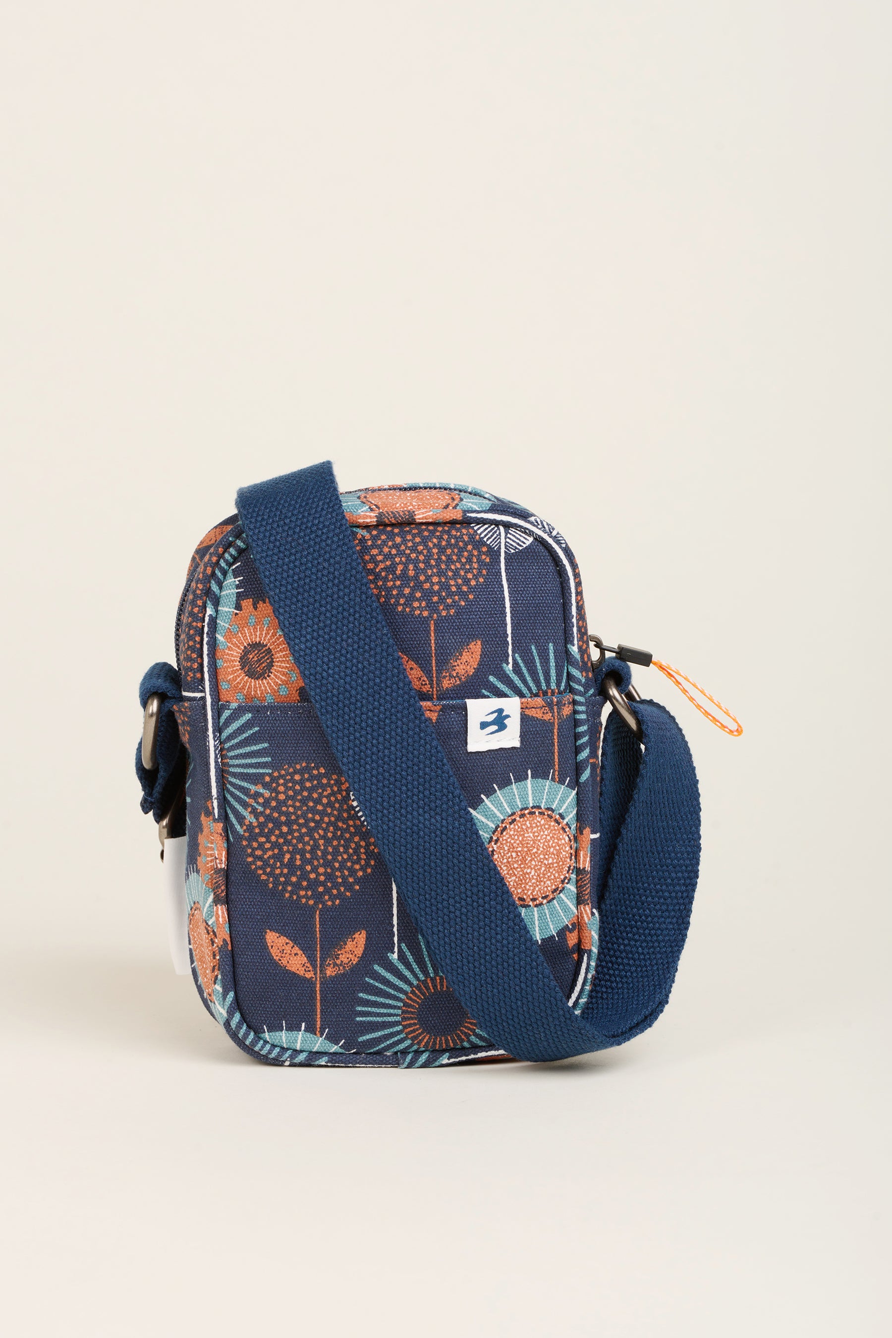 Women's Navy Freya Small Pouch Crossbody Bag | Brakeburn