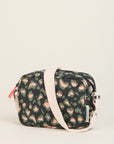 Khaki Leopard Print Medium Camera Crossbody Bag