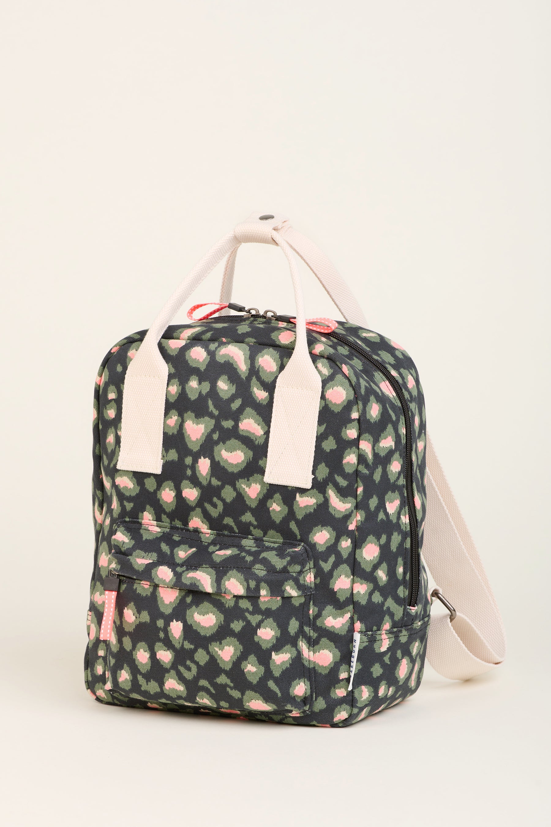 Khaki Leopard Print Classic Backpack