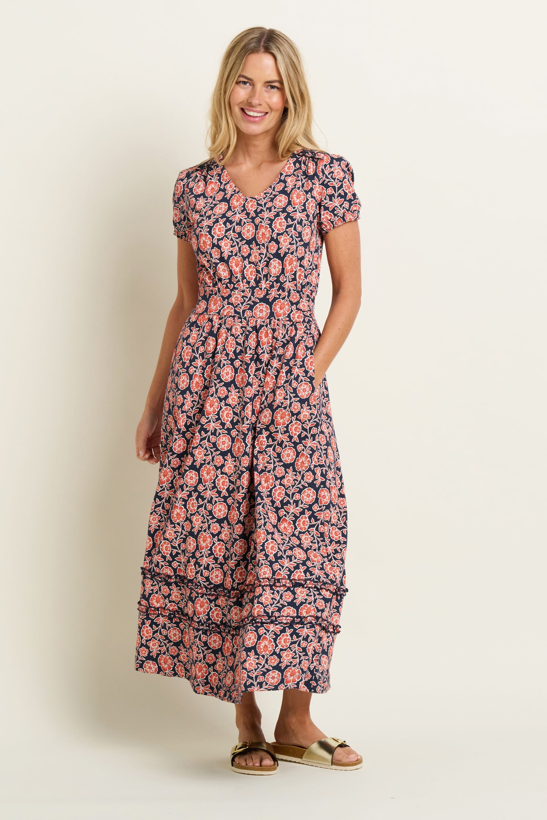 Boho Floral Maxi Dress