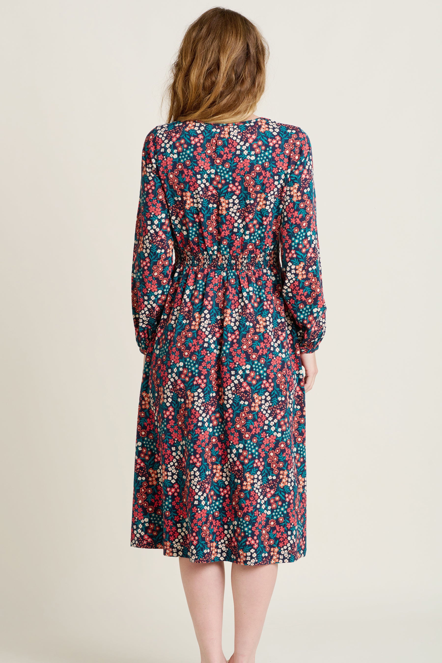 Winter Ditsy Midi Dress