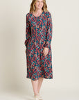 Winter Ditsy Midi Dress