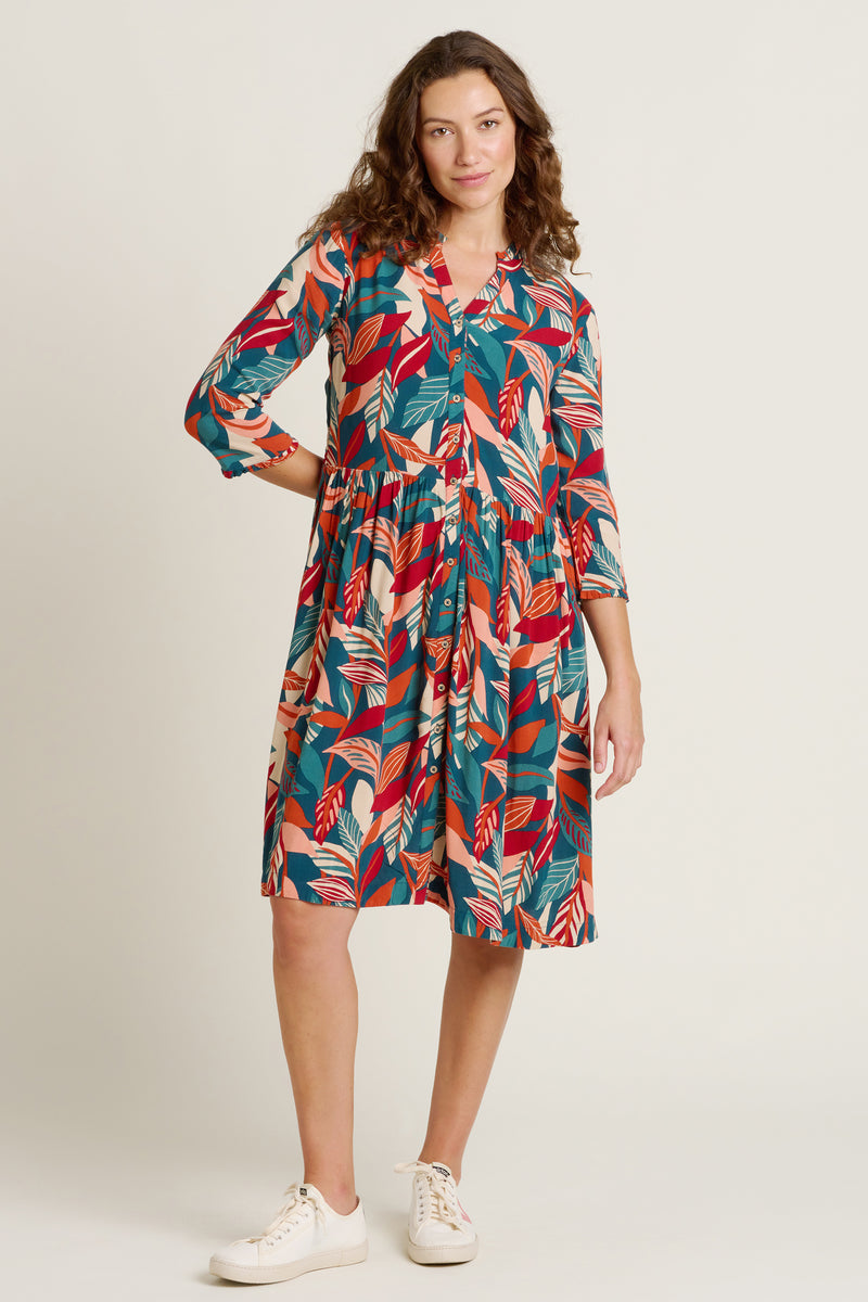 Evergreen Leaves Dress