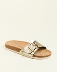 Gold Strap Sandal