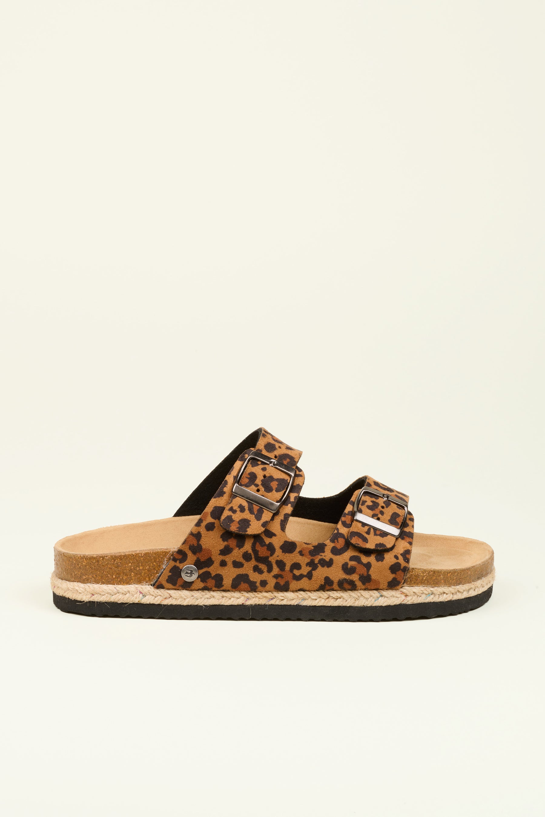 Leopard Flatform Sandal