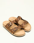 Leopard Flatform Sandal