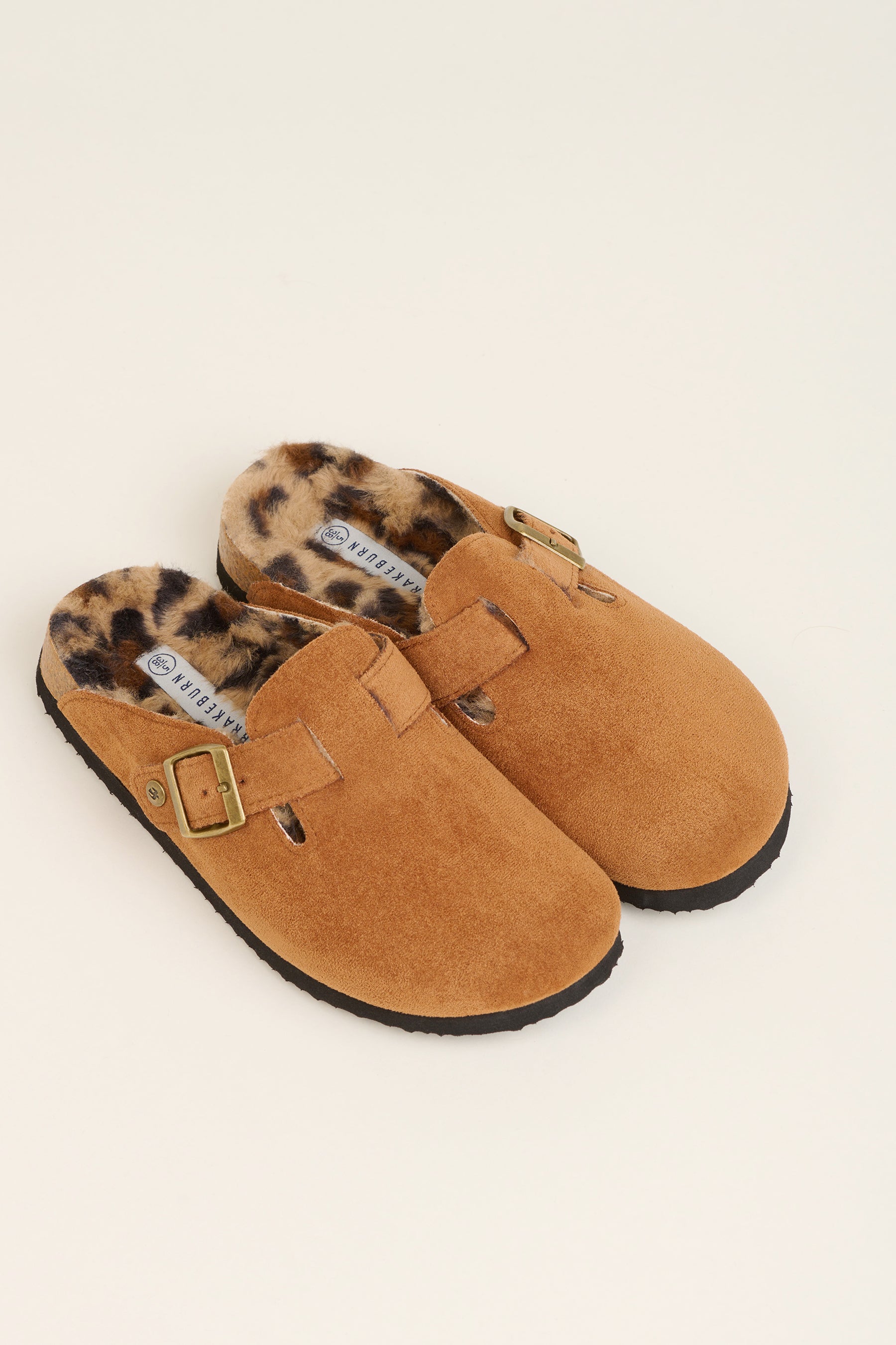 Chestnut Buckle Slipper