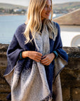 Ombre Knitted Poncho