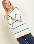 Pop Stripe Knitted Jumper