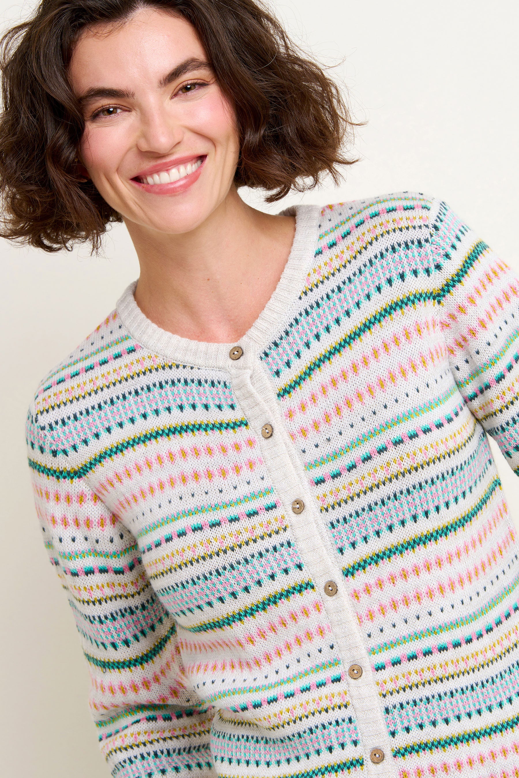 Multicolour Fairisle Cardigan