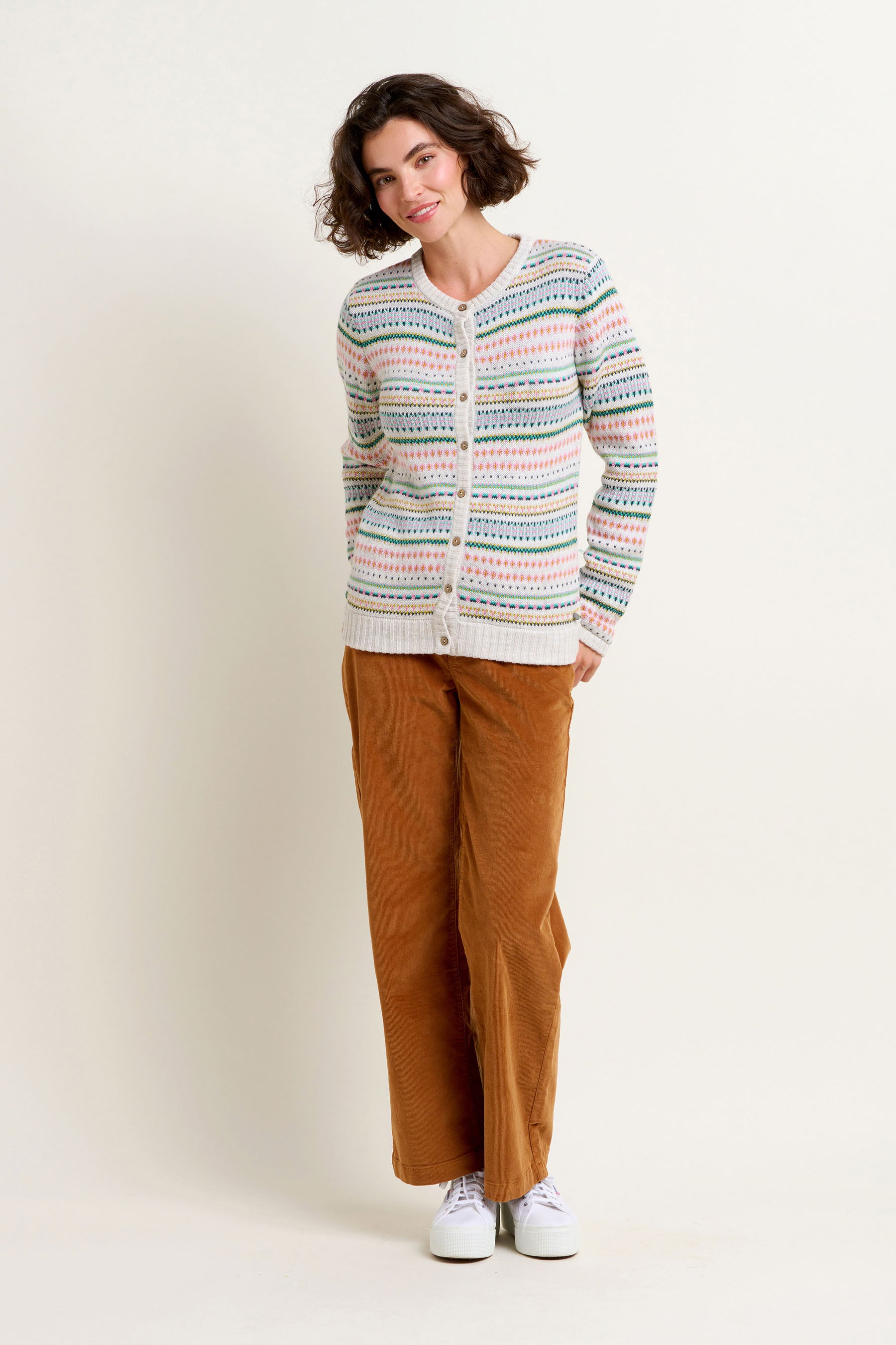 Multicolour Fairisle Cardigan