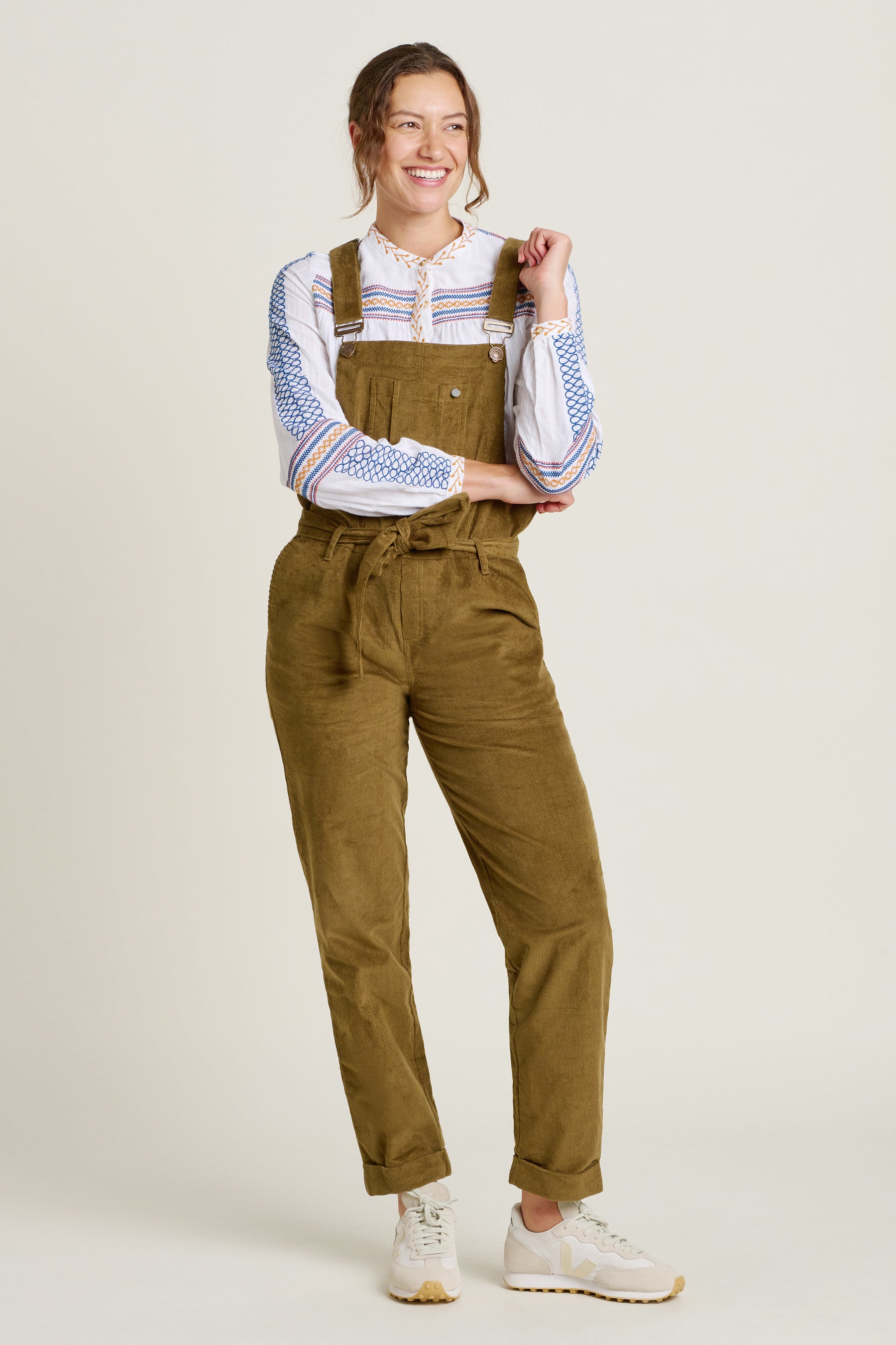 Belted Cord Dungaree