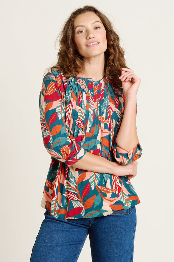 Evergreen Leaves Blouse