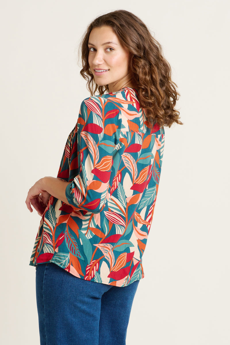 Evergreen Leaves Blouse