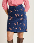 Mini Embroidered Cord Skirt