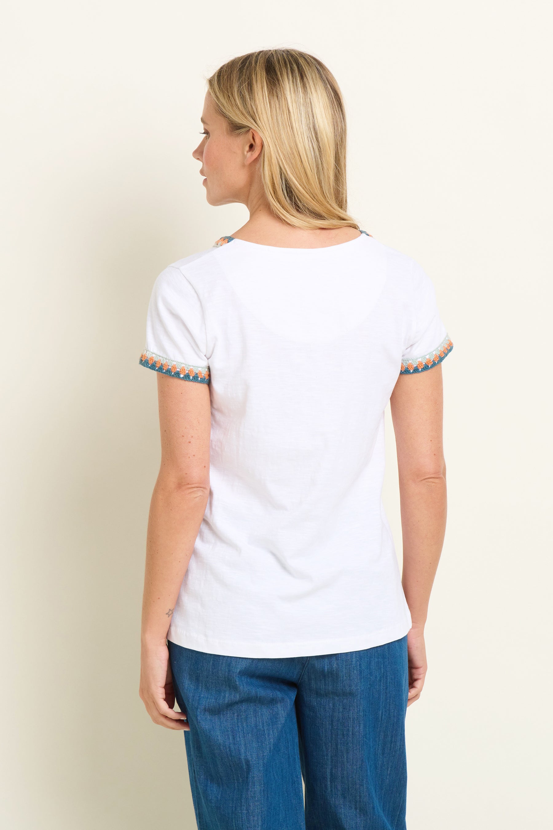 Reya Crochet Trim Tshirt