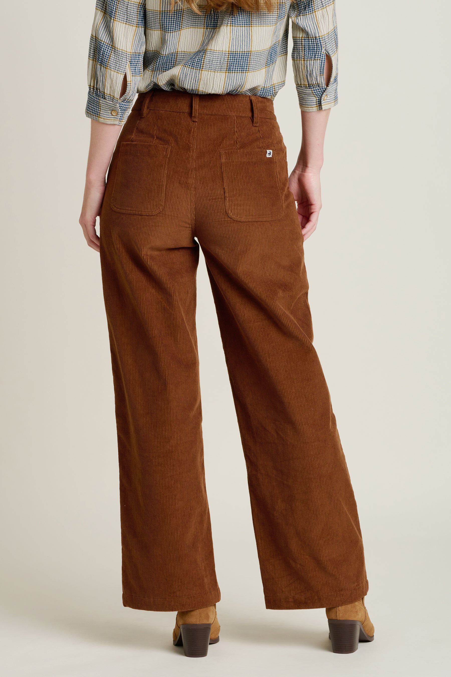 Wide Leg Cord Trouser