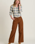 Wide Leg Cord Trouser