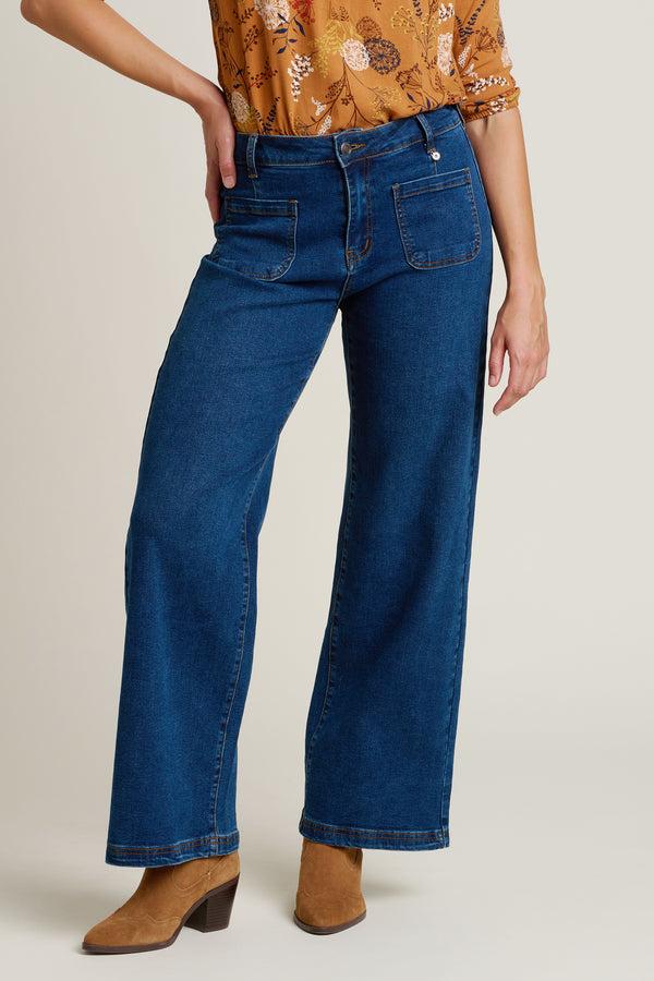 Wide Straight Leg Jeans